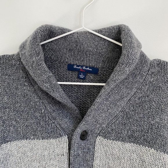 Brooks Brothers Boy's Large (Women's S) Thick Soft Cowl Cardigan Sweater - Picture 7 of 9